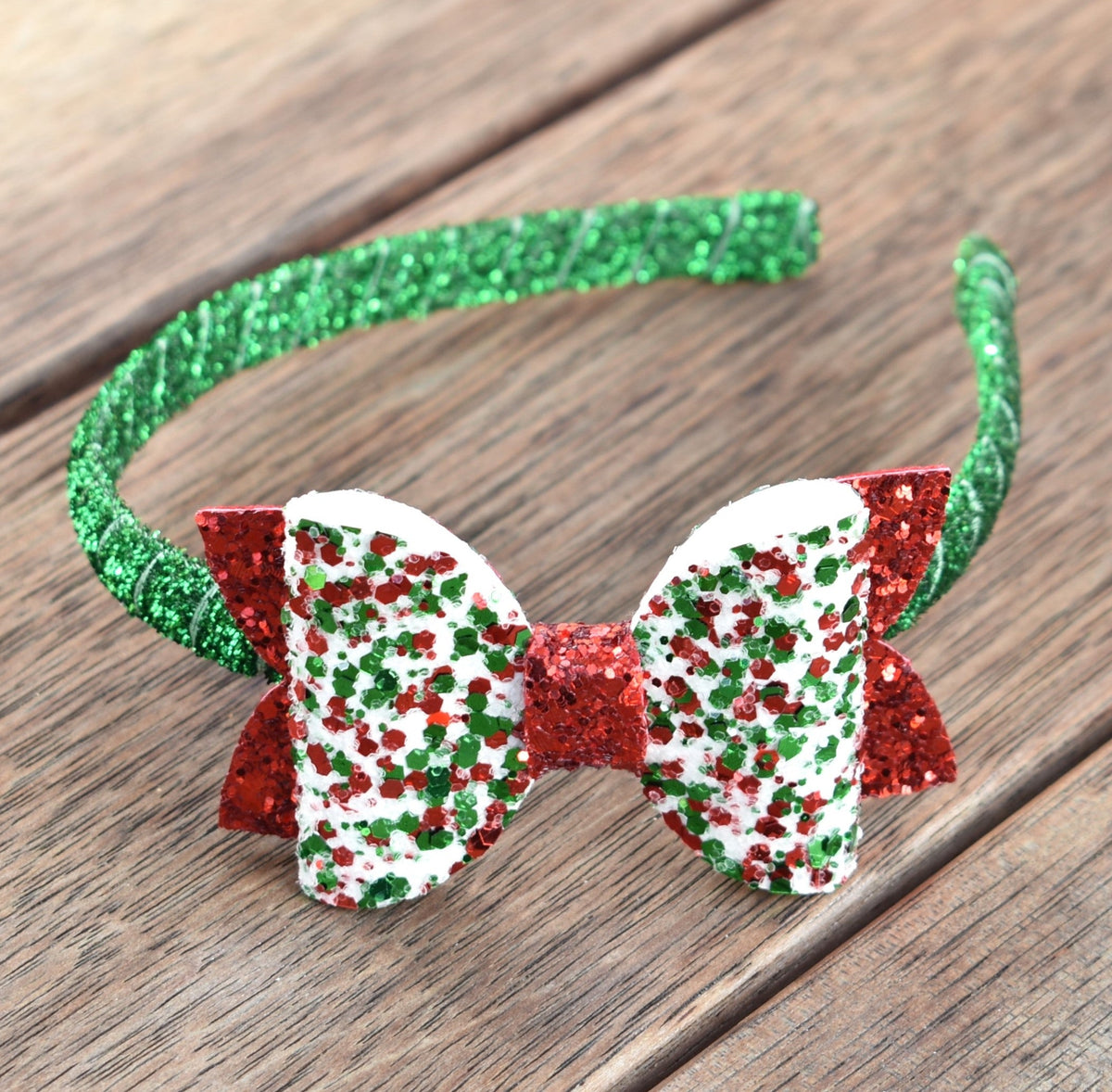 christmas bow headband