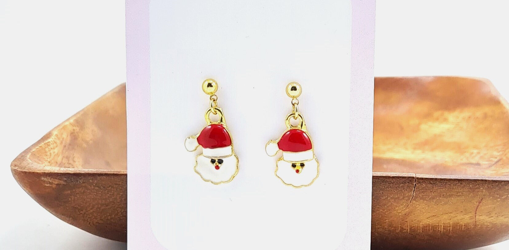 Santa Earrings