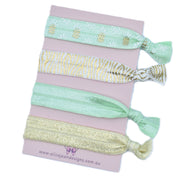 Set of 4 Elastic Hair Ties
