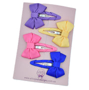 Baby Bow Snap Clip Set