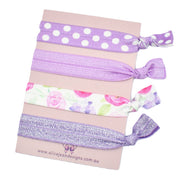 Set of 4 Elastic Hair Ties