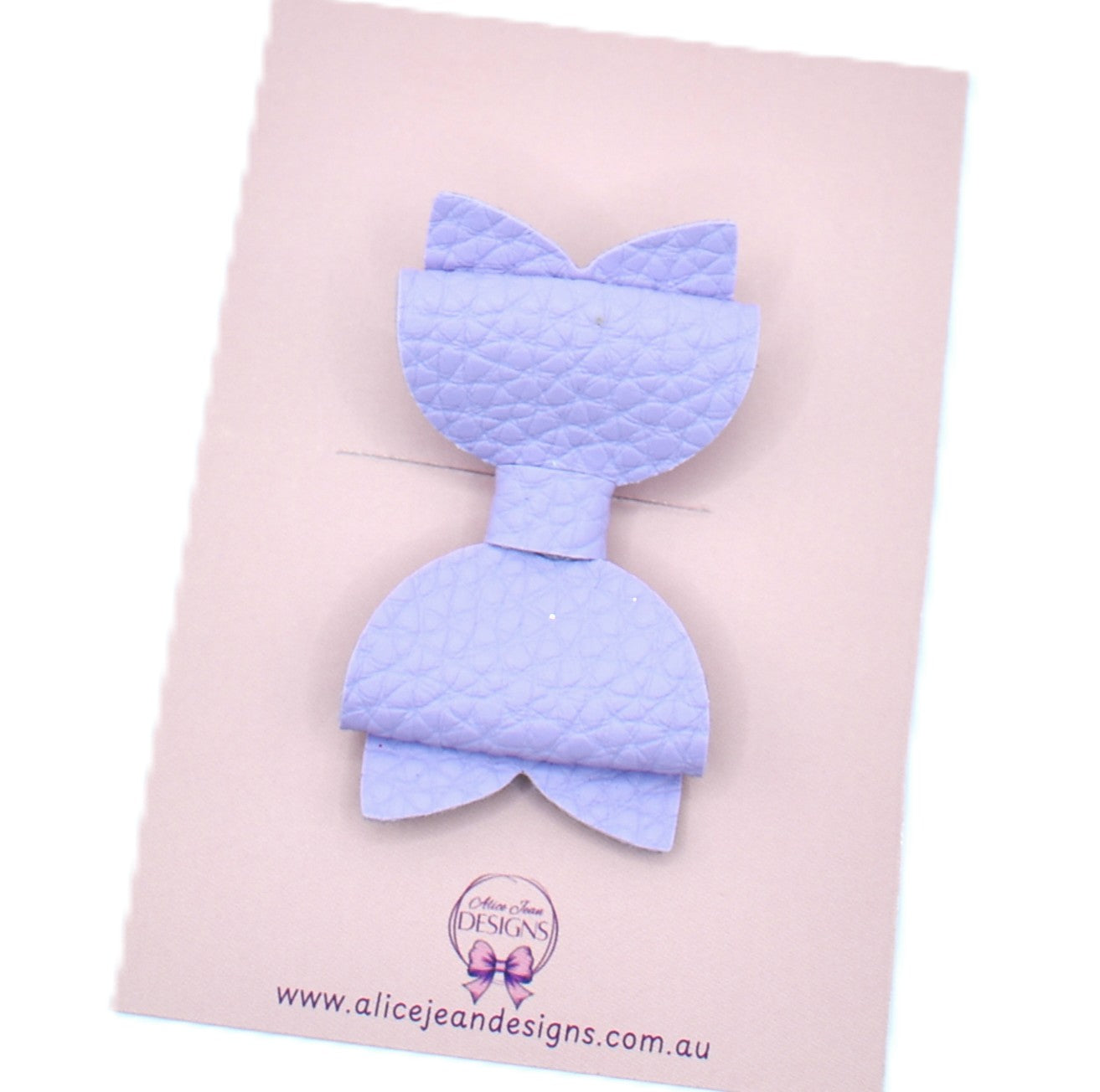 Annabelle Bow Hair Clip - Lavender