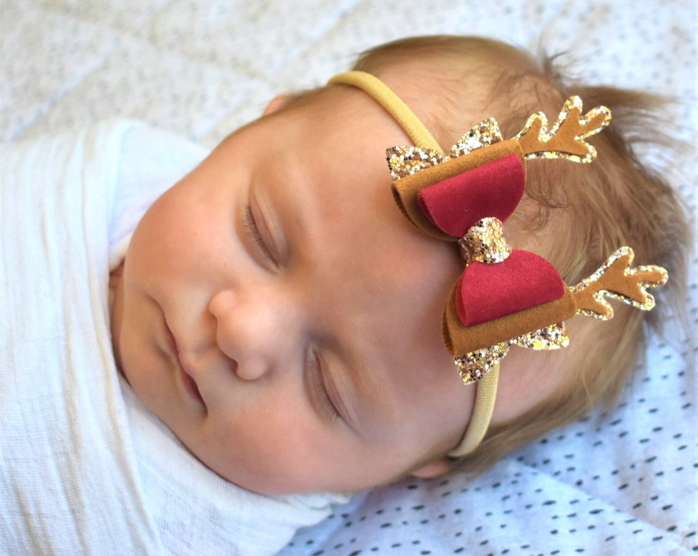 Reindeer Antler Headband - baby