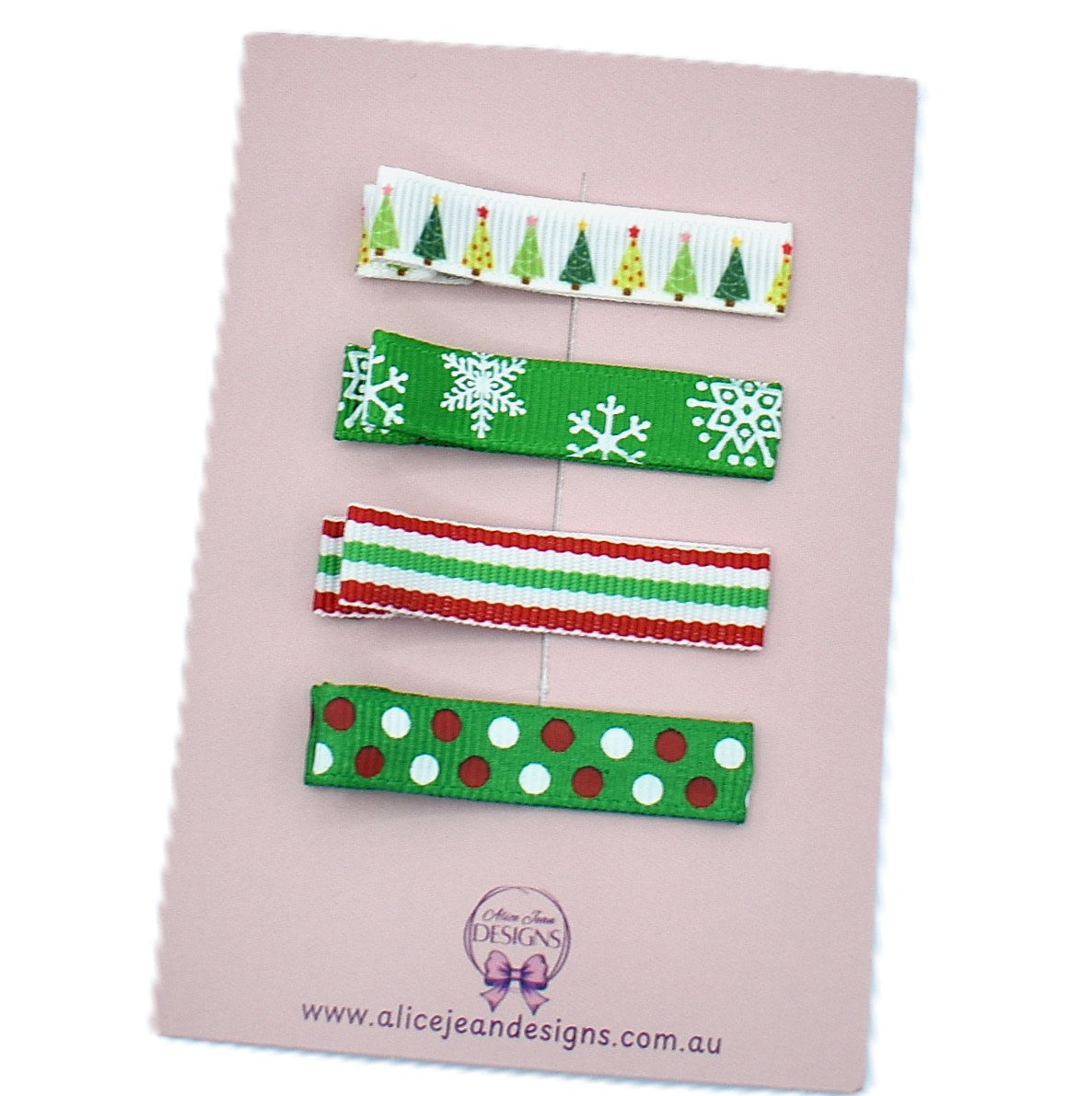 Christmas Fringe Clip Set