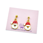 Santa Earrings