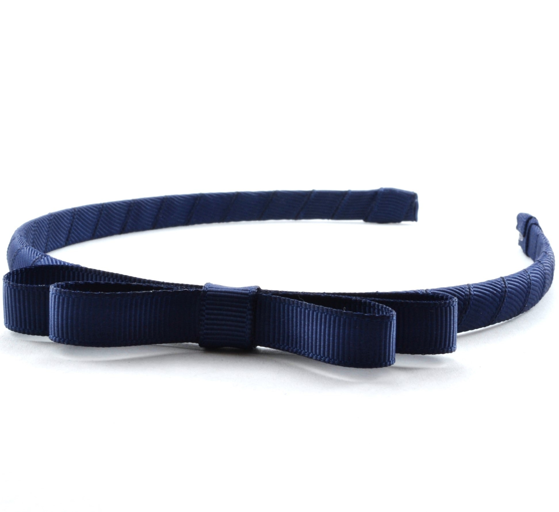 School Headband - One Colour Ribbon Bow