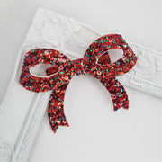 Willow Bow Hair Clip - Christmas Sparkle