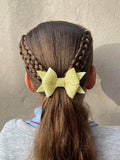 Sophia Bow Hair Clip - Matte Glitter