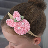 Easter Bunny Face Headband