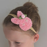 Easter Bunny Face Headband