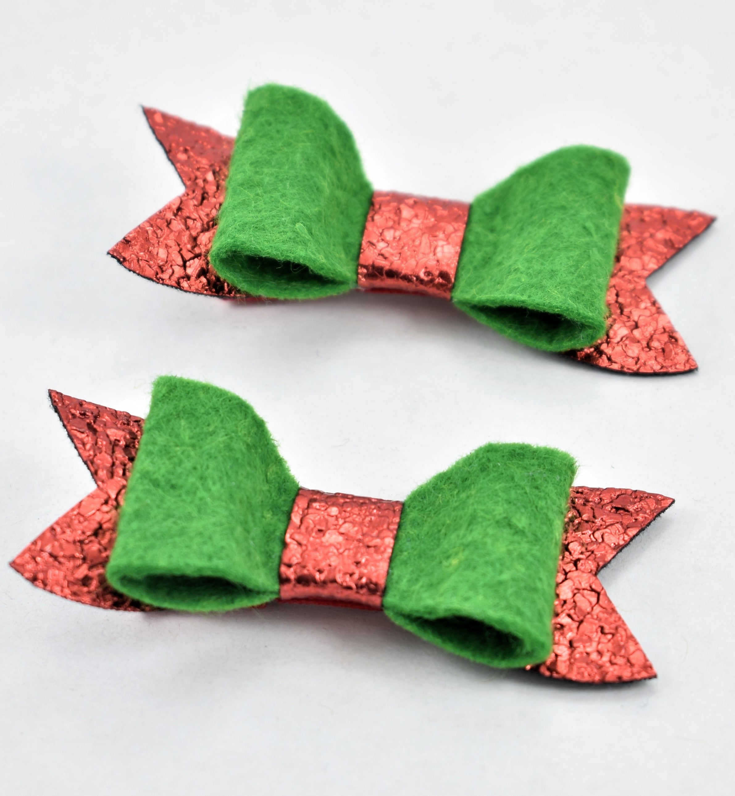 Christmas Bow Hair Clips