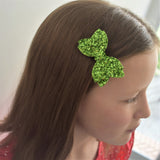 Annabelle Bow Hair Clip - tinsel