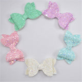 Annabelle Bow Hair Clip - pastel glitter