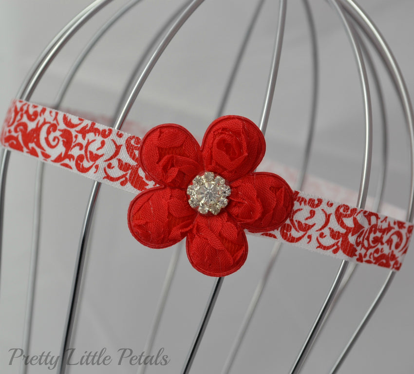 Newborn Christmas Flower Headband